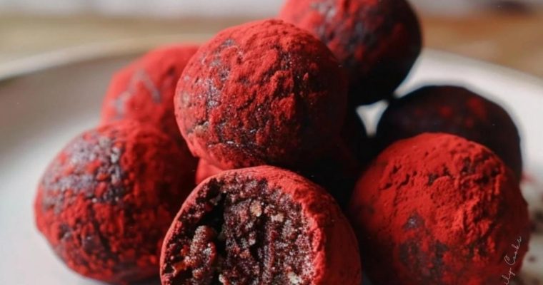 No-Bake Red Velvet Cake Balls