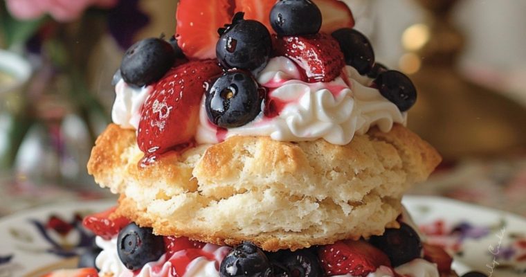 Strawberry Blueberry Shortcake