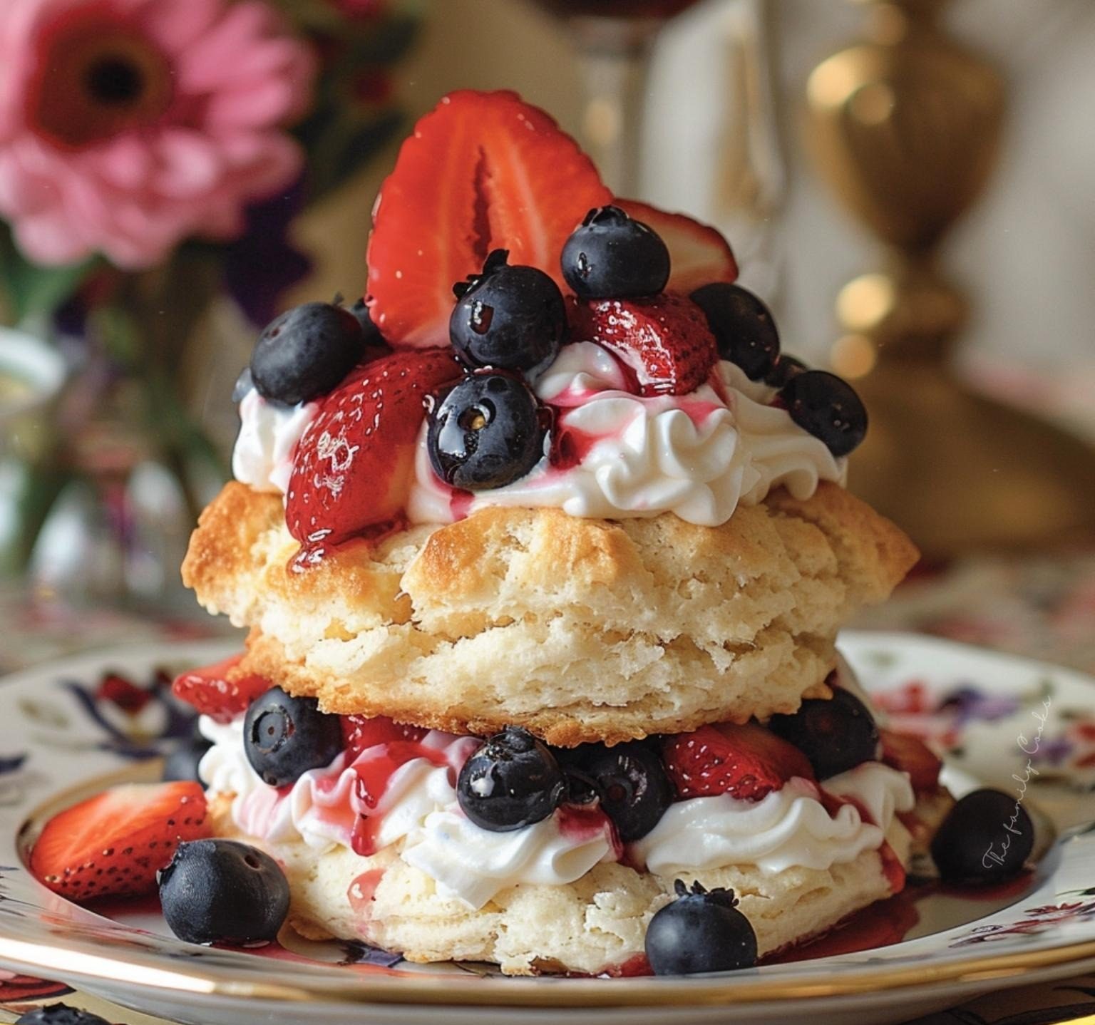 Strawberry Blueberry Shortcake