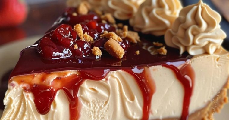 Peanut Butter & Jelly Cheesecake