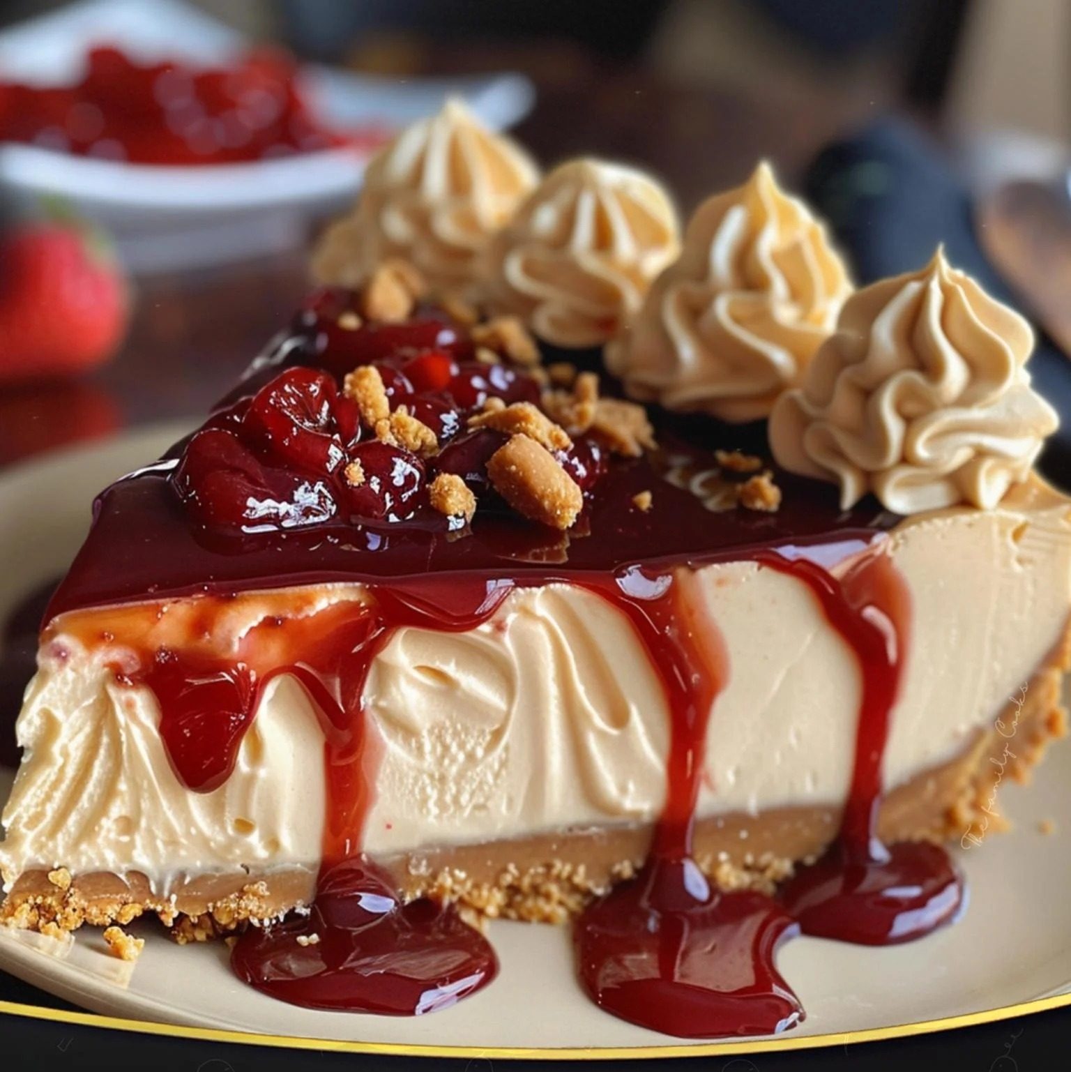 Peanut Butter & Jelly Cheesecake