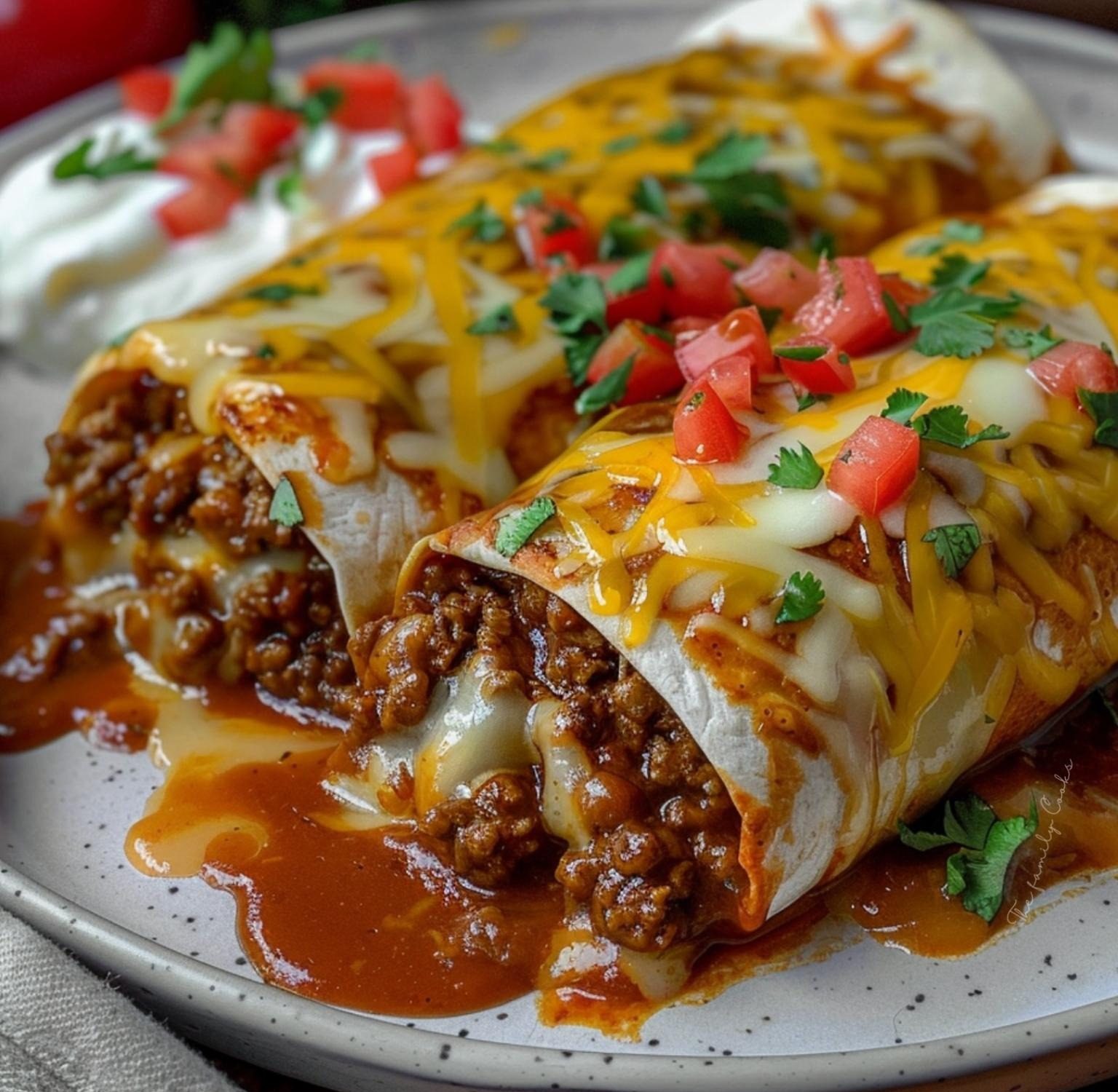 Saucy Wet Burritos