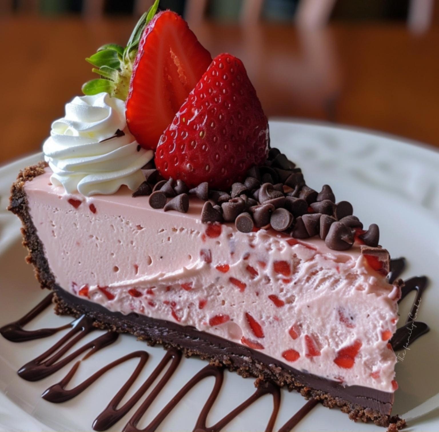 Chocolate Strawberry Cheesecake