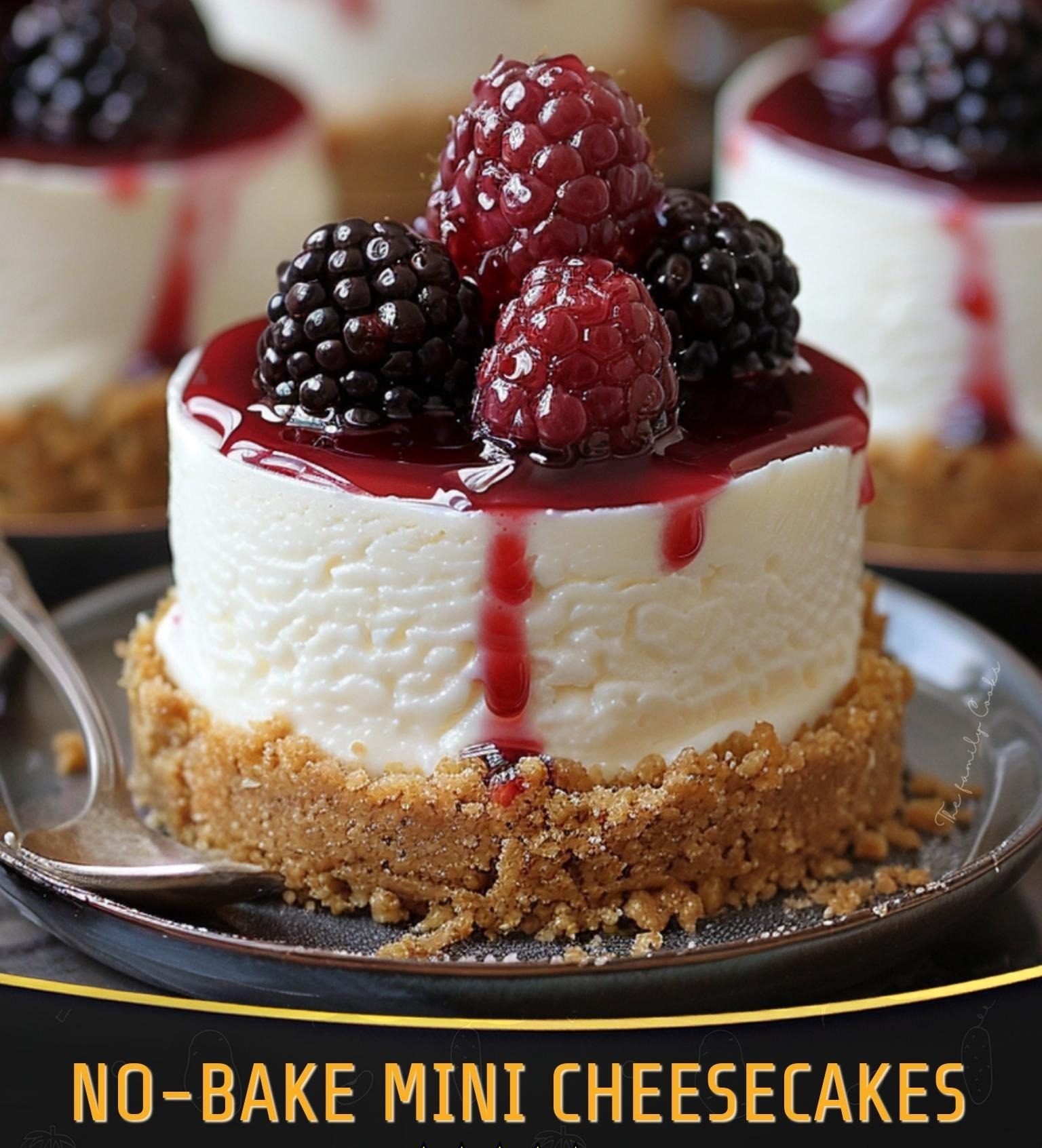 No-Bake Mini Cheesecakes