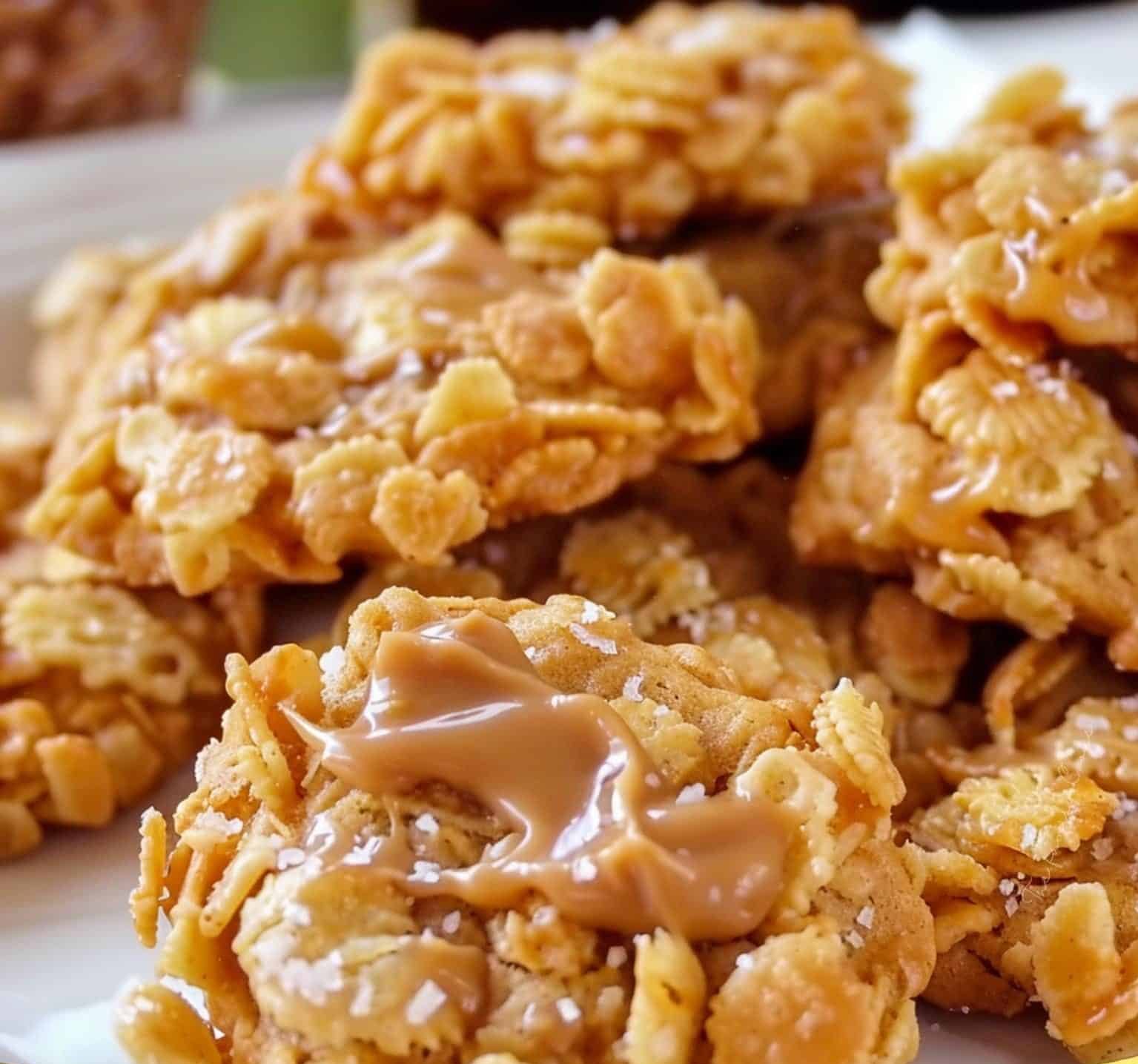 Cornflake Peanut Butter Cookies