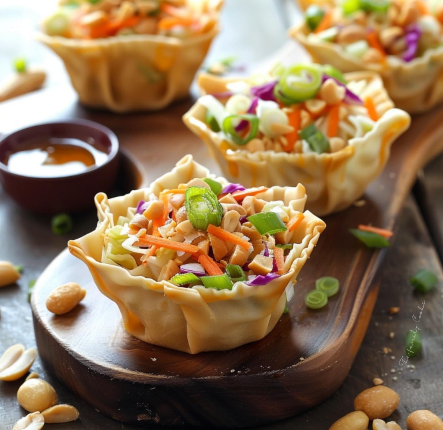 Thai Peanut Salad Cups