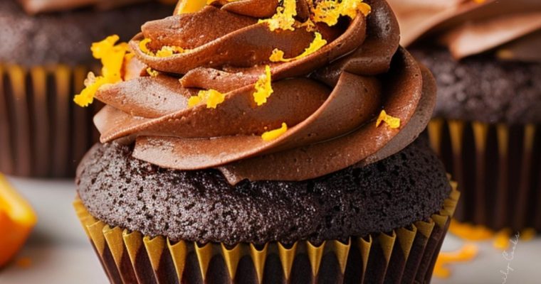 Chocolate orange cupcakes