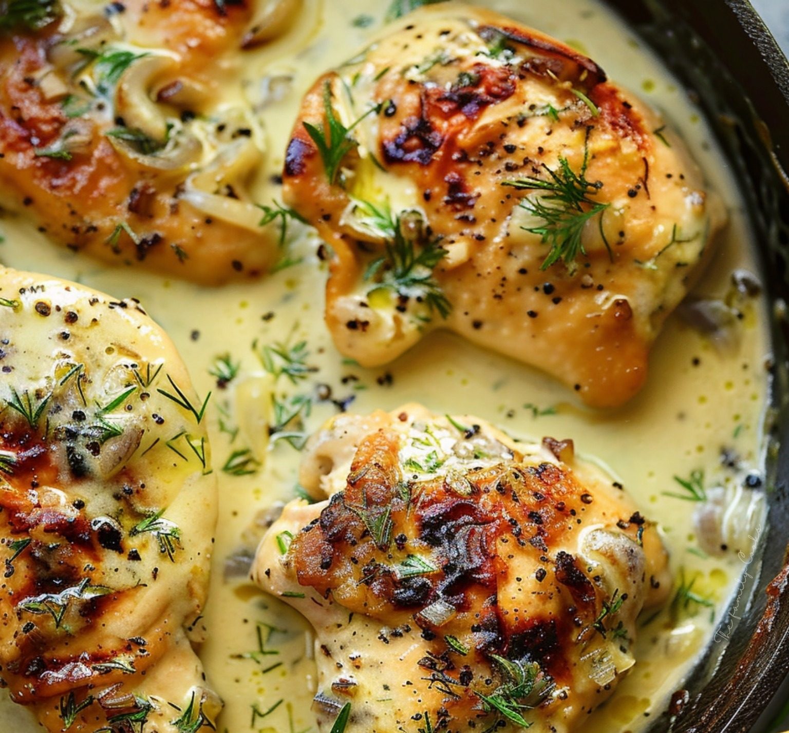 Creamy Lemon Garlic Chicken