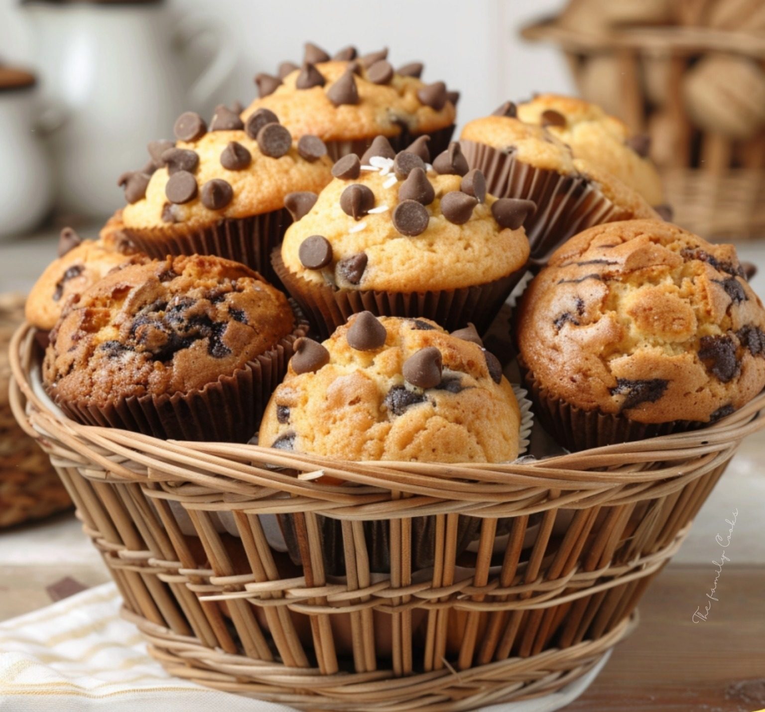 Vanilla Choc-Chip Muffins