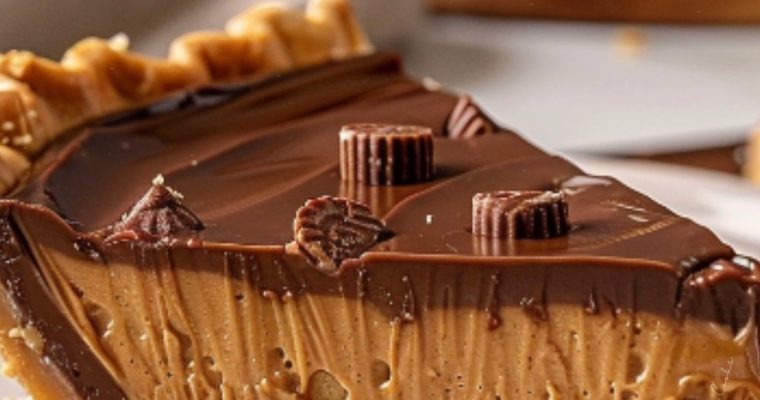 Giant Reese’s Peanut Butter Cup Pie