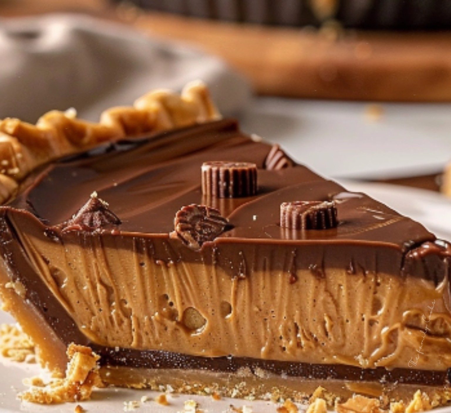 Giant Reese’s Peanut Butter Cup Pie