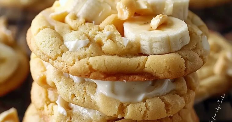 Homemade Banana Pudding Cookies