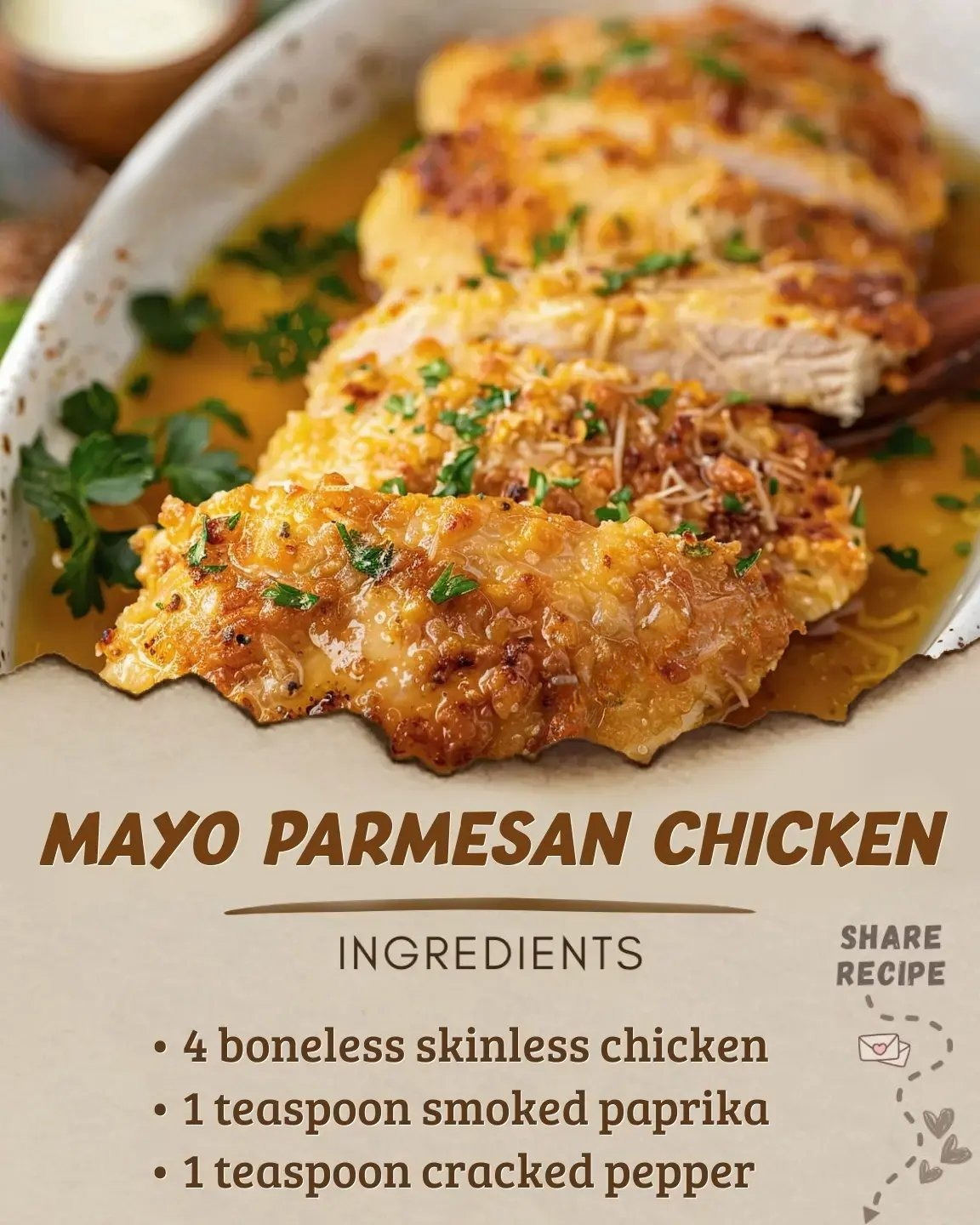 Mayo Parmesan Chicken