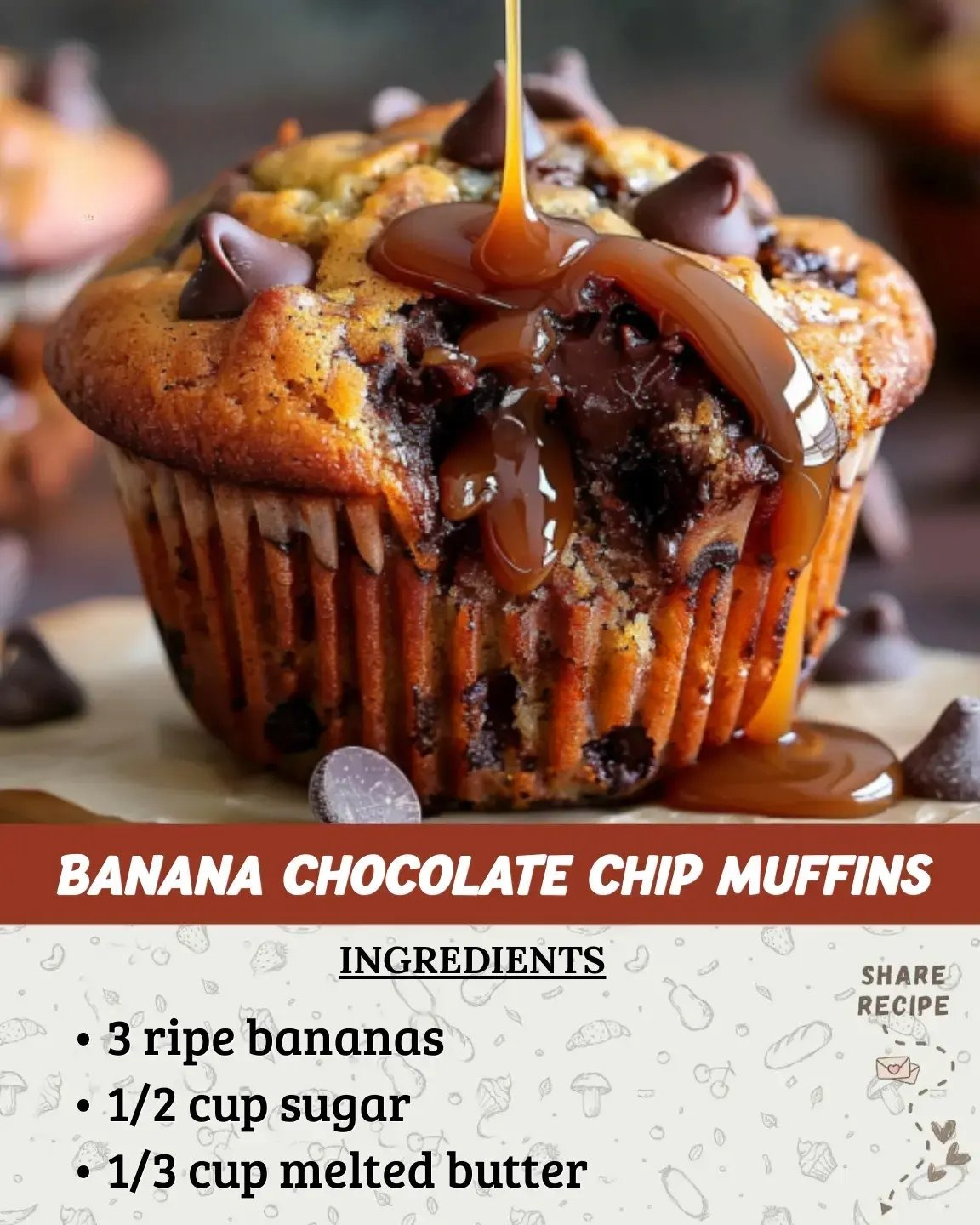 Banana Chocolate Chip Muffins