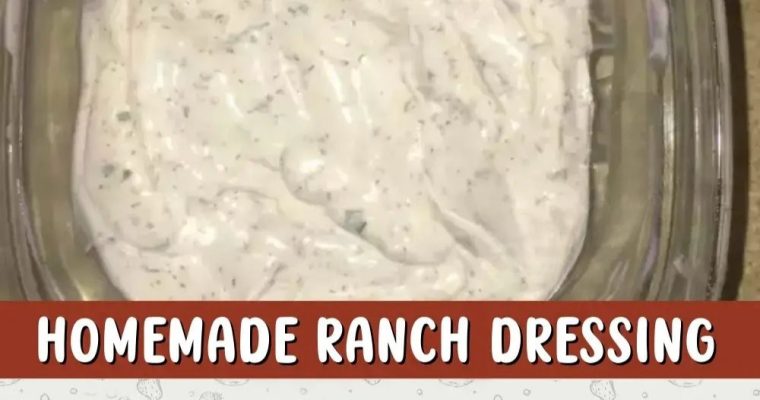 Homemade Ranch Dressing