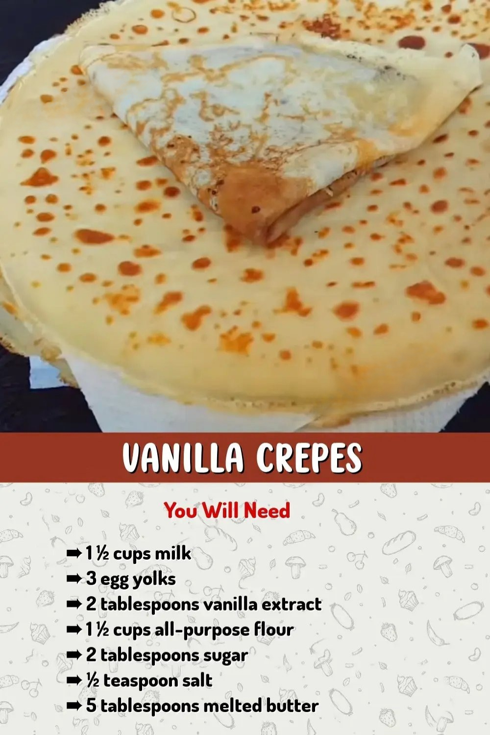 Vanilla Crepes