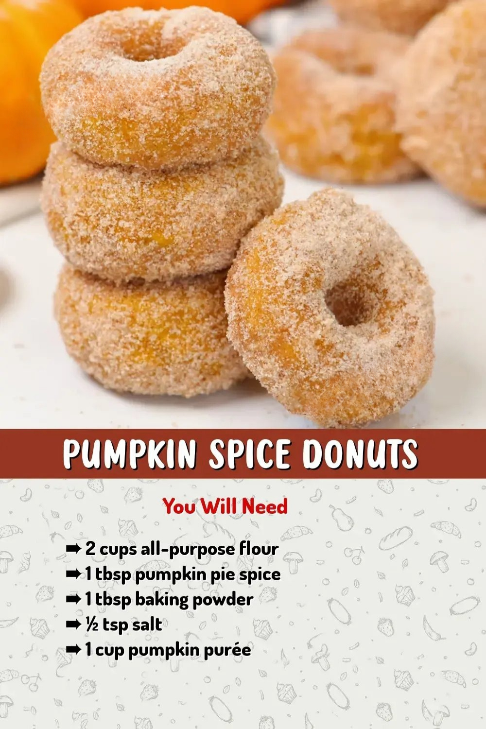 Pumpkin Spice Donuts