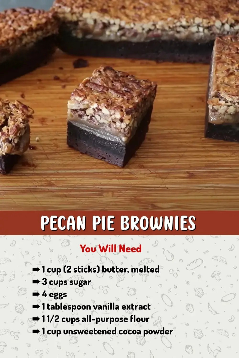 PECAN PIE BROWNIES