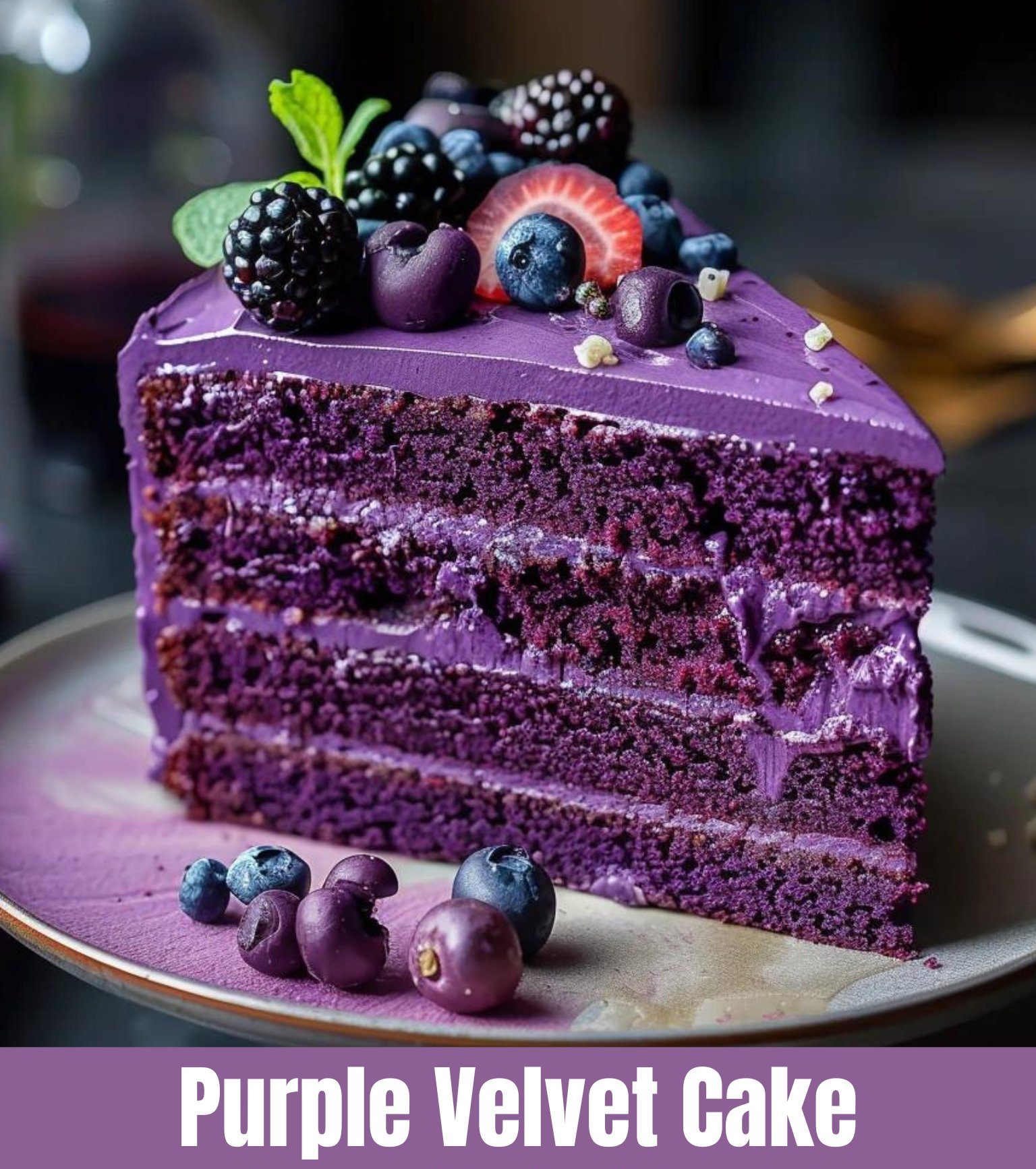 Purple Velvet Cake