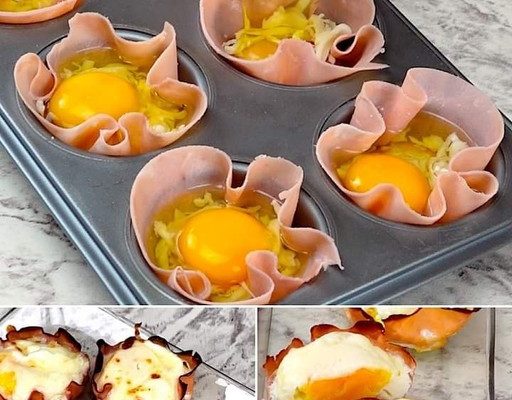 Easy Ham And Eggcups