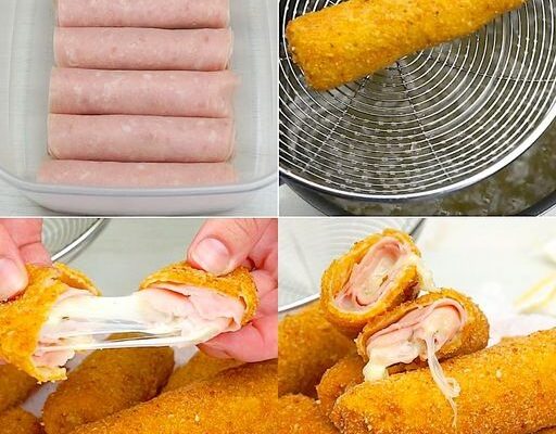 Crispy Ham Rolls