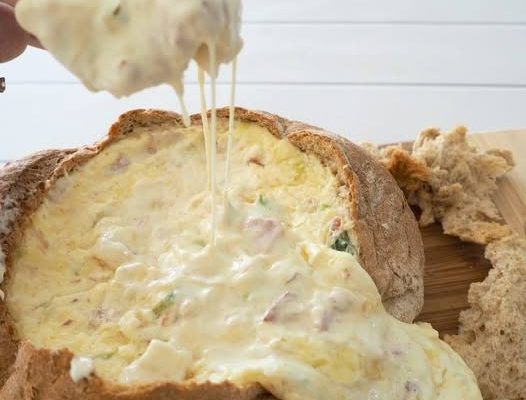 French Onion, Bacon and Cheese Cobb Dip