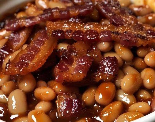 BROWN SUGAR & BACON BAKED BEANS