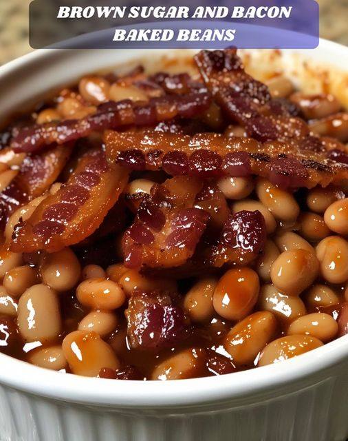 BROWN SUGAR & BACON BAKED BEANS