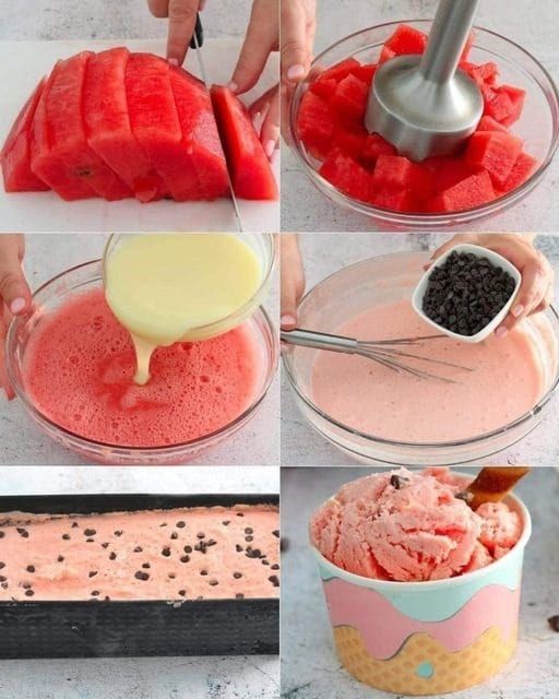 REFRESHING WATERMELON ICE CREAM