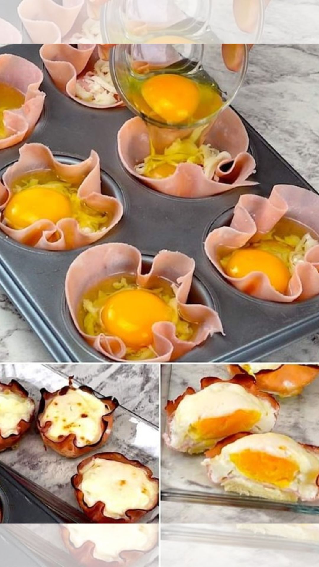 Easy Ham and Eggcups
