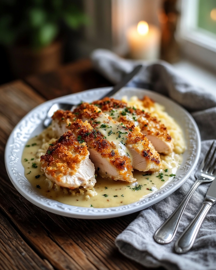 Longhorn Garlic Parmesan Crusted Chicken