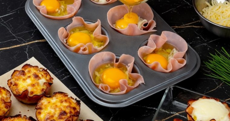 Easy Ham and Eggcups