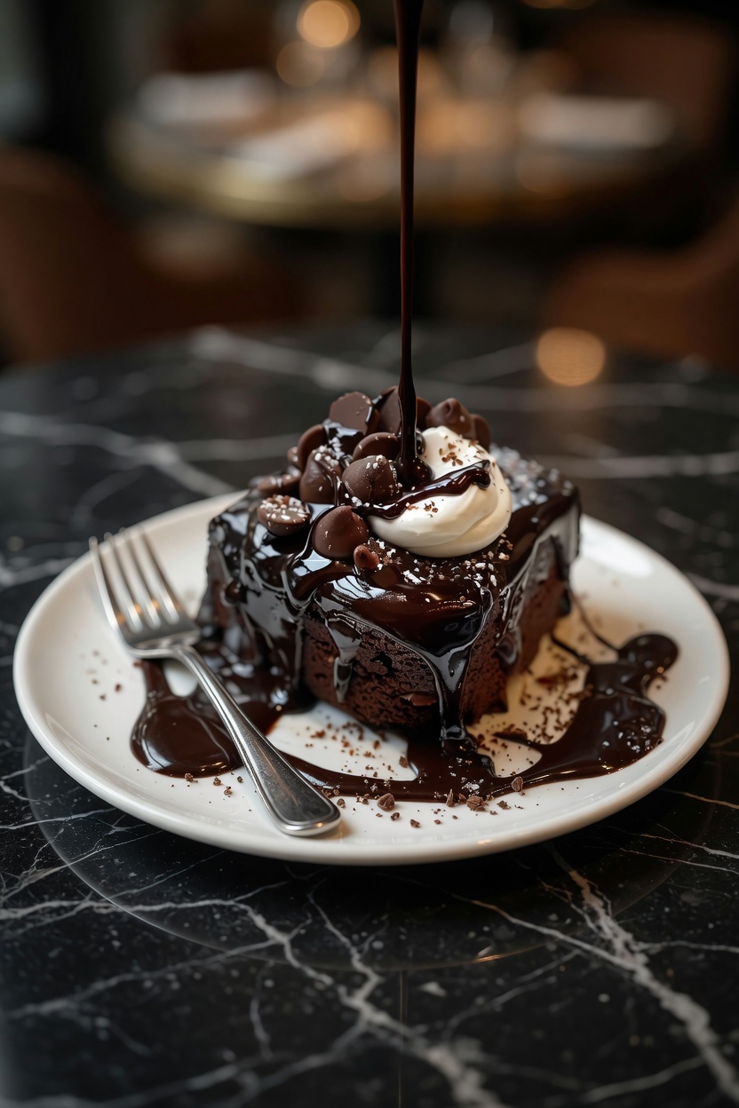 Hot Fudge Chocolate Pudding Cake