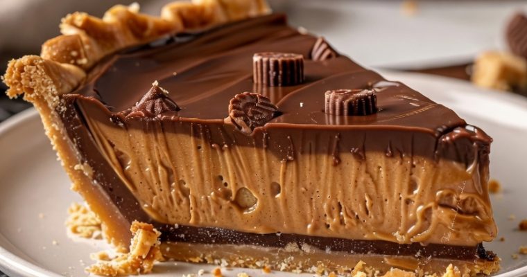 Giant Reese’s Peanut Butter Cup Pie