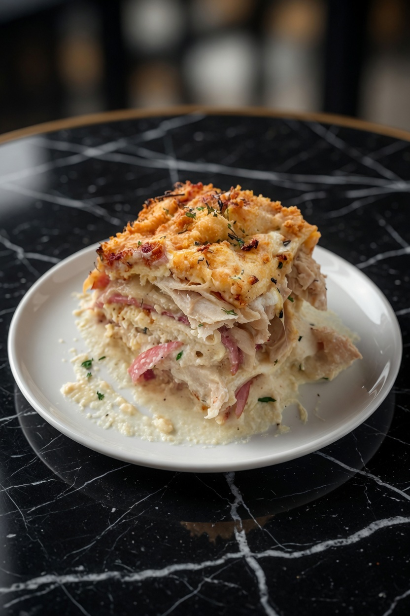 CHICKEN CORDON BLEU CASSEROLE