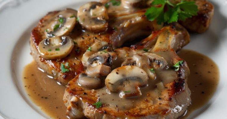 Mushroom Pork Chops