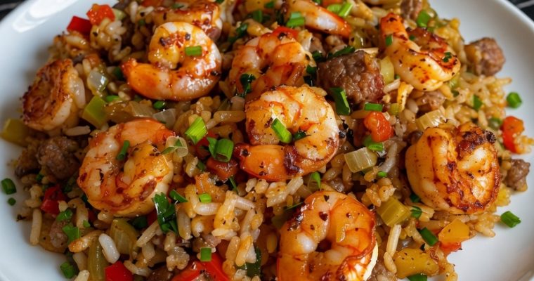SHRIMP DIRTY RICE