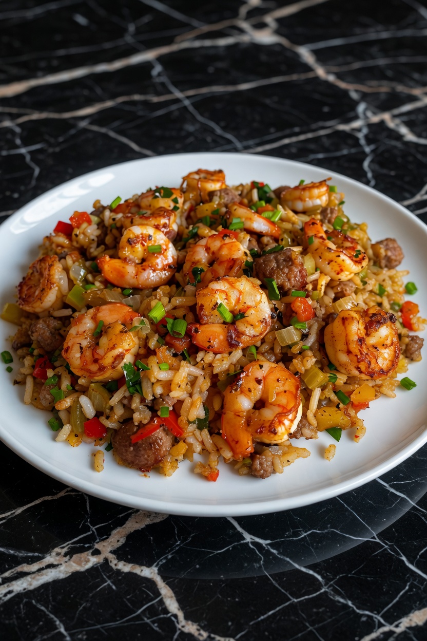 SHRIMP DIRTY RICE
