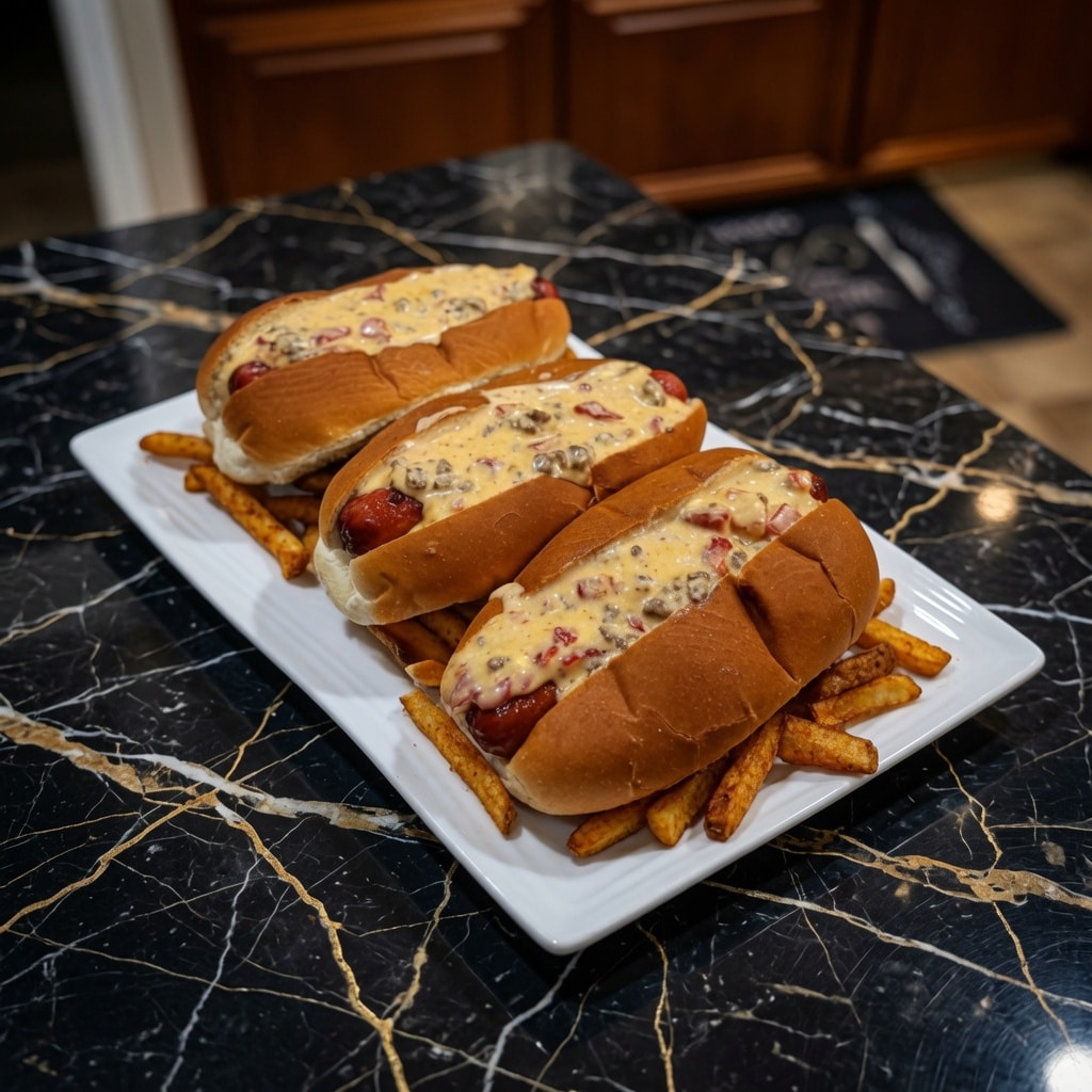 CHEESY ROTEL DOGS