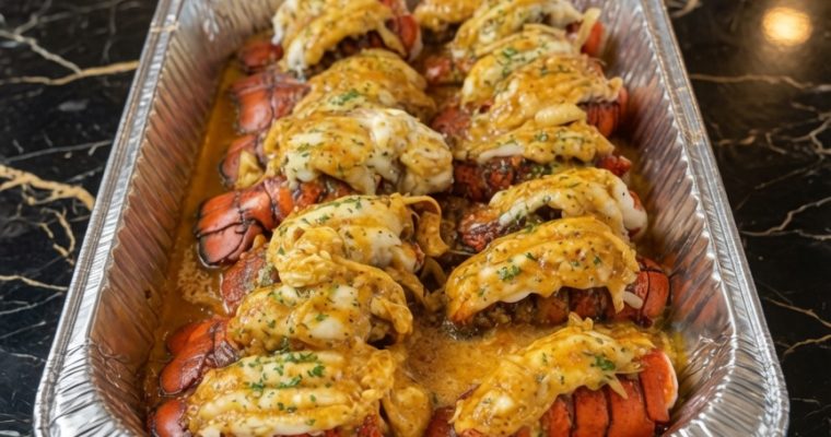 Broiled Lobster Tails with Lemon Butter