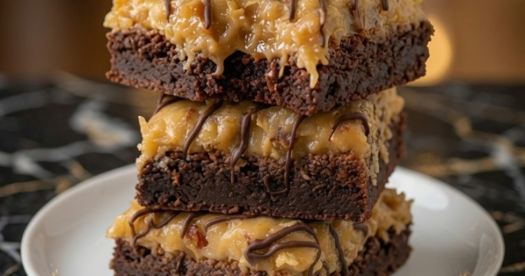 German Chocolate Brownies