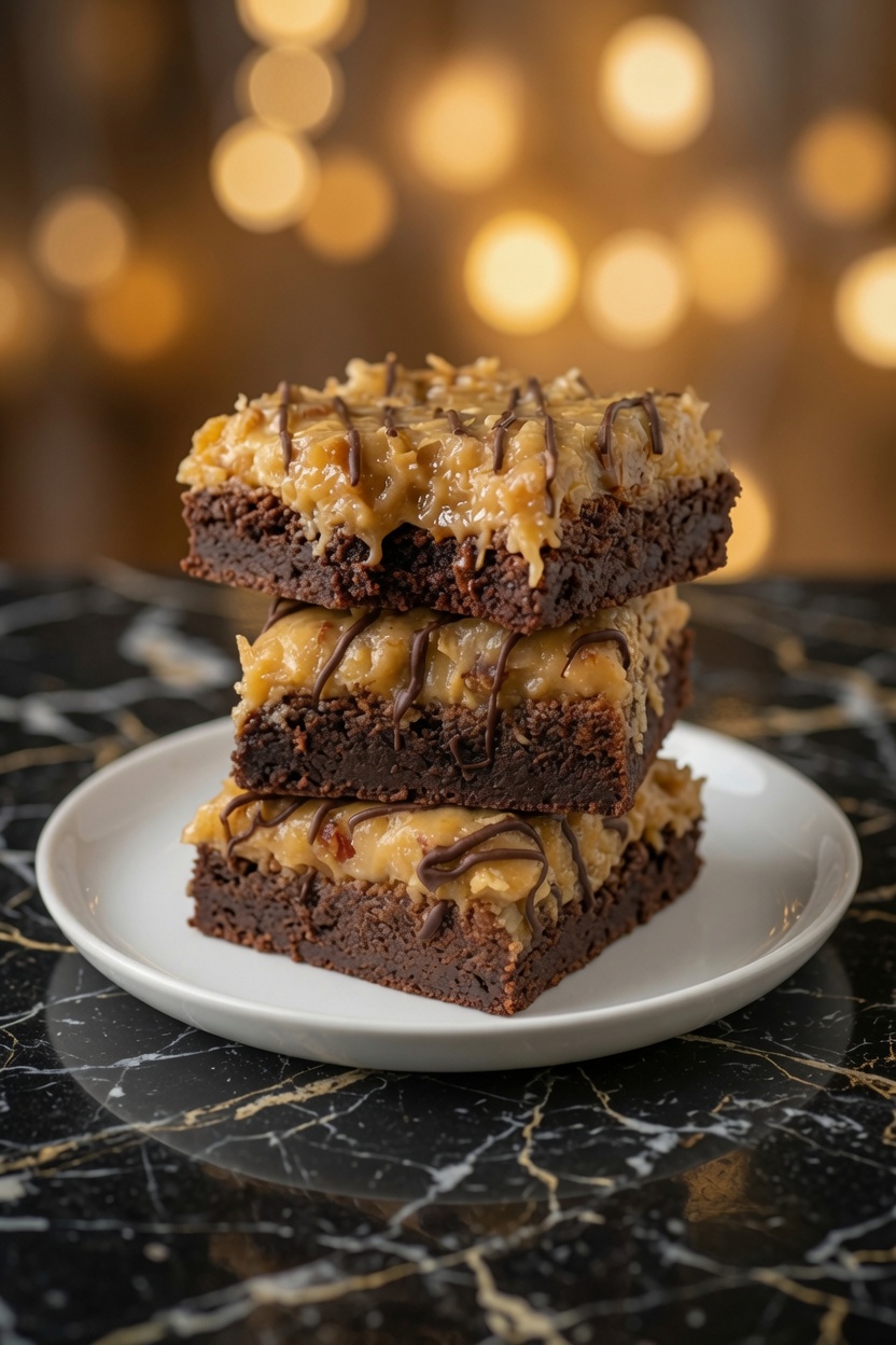 German Chocolate Brownies