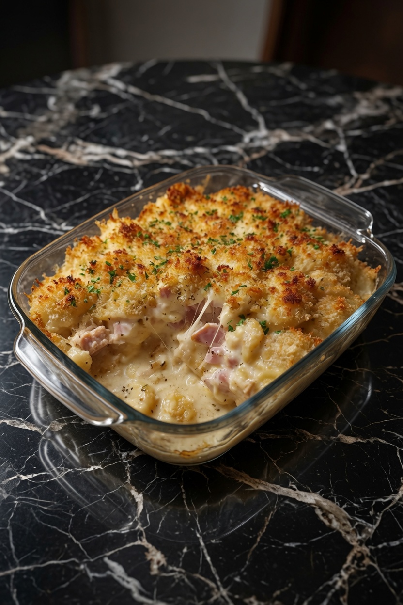 CHICKEN CORDON BLEU CASSEROLE
