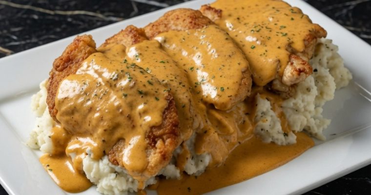 CREAMY PAN FRIED CHICKEN