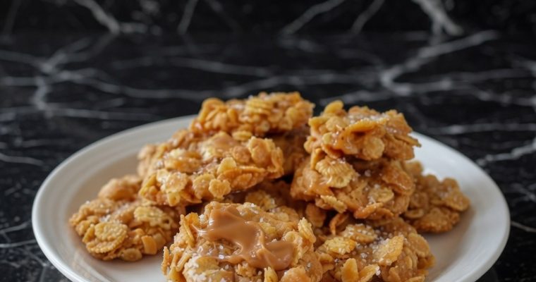 Cornflake Peanut Butter Cookies