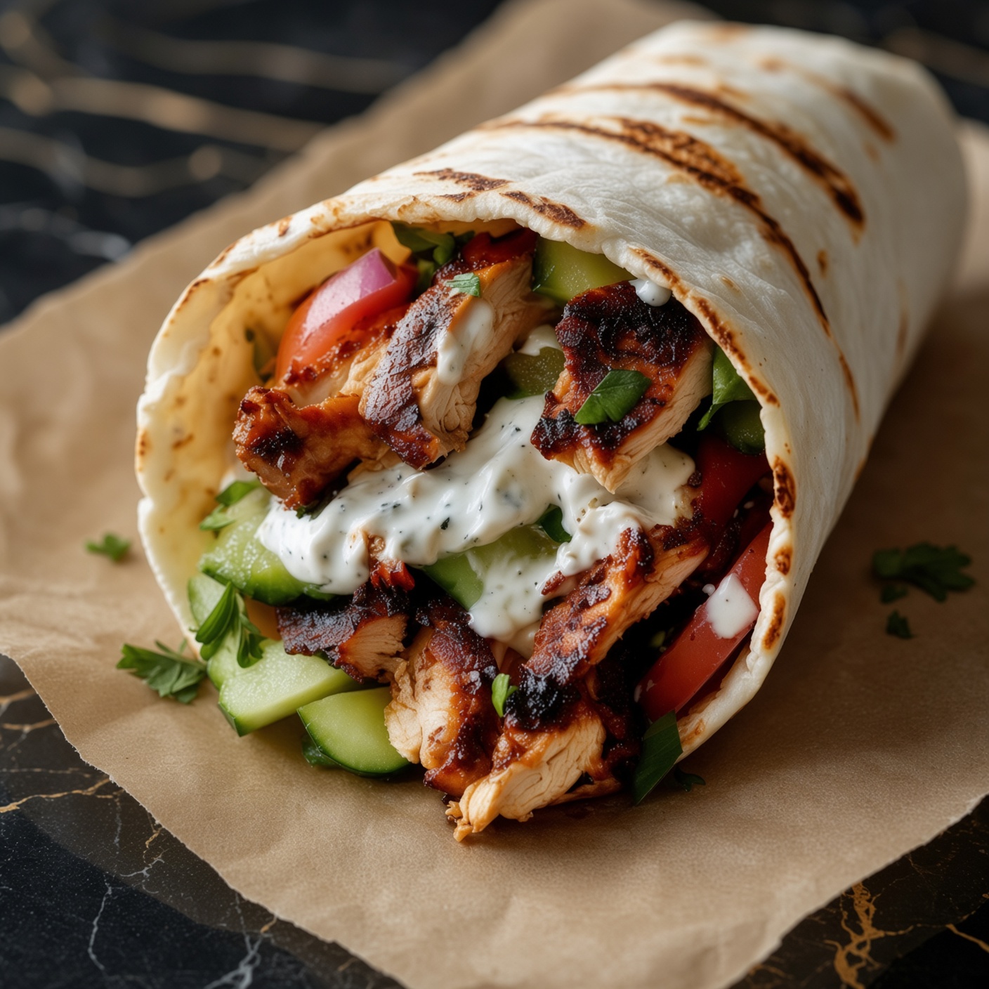 Greek Chicken Gyro