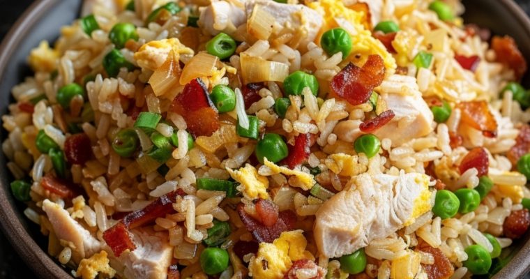 Chicken And Bacon Fried Rice