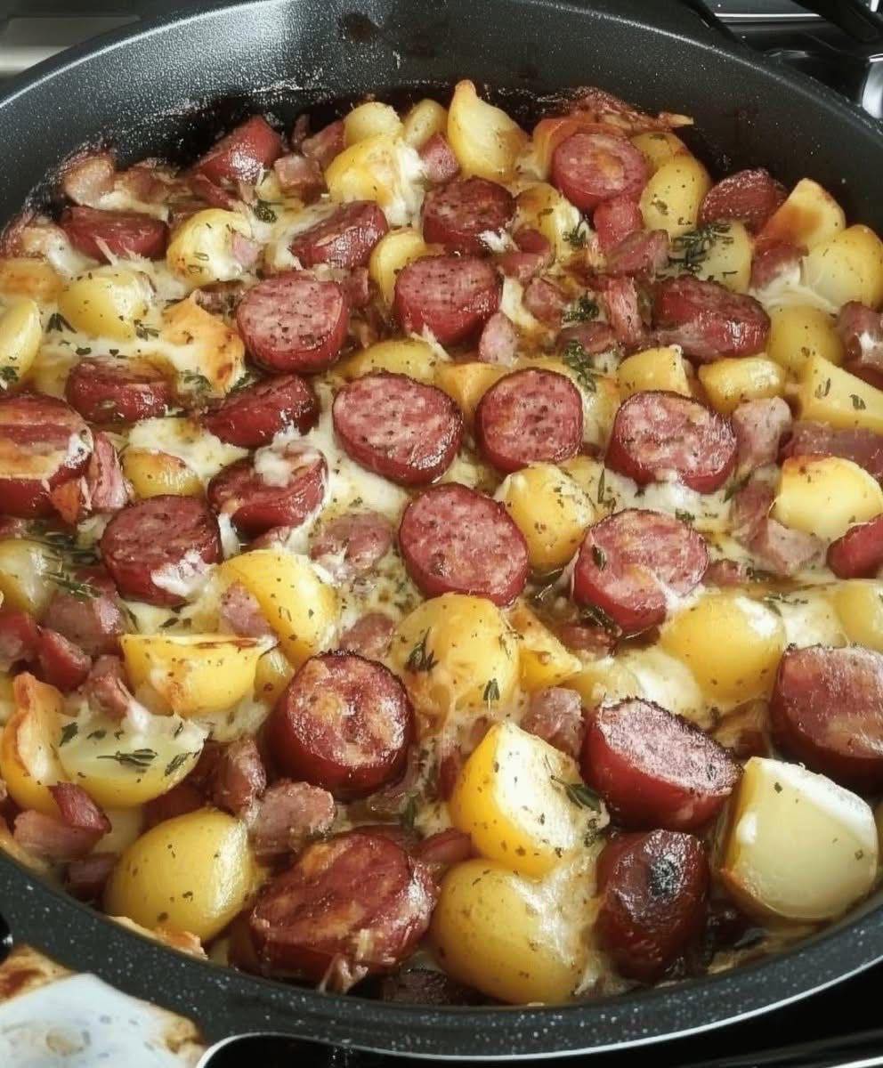 Oven Roasted Sausage and Potatoes