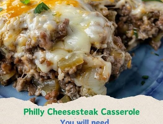 Philly Cheese Steak Casserole