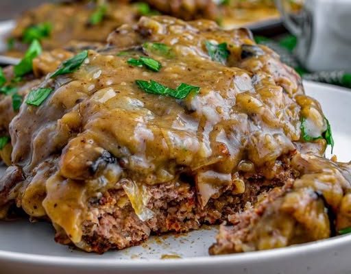 Salisbury Steak Mushroom Gravy